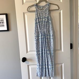 Bixby Maxi Dress - Size Medium - Blue Green Tie Dye